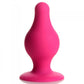 AquaGlow Tapered Anal Plug Pink Small