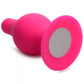 AquaGlow Tapered Anal Plug Pink Small