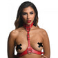 Arnés Pecho Femenino Estricto M/l Rojo