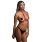 Arnés Pecho Femenino Estricto M/l Rojo