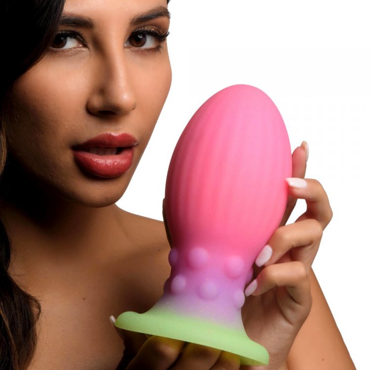 Galactic Glow Xeno Egg Silicone Glow-In-The-Dark Egg