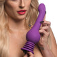 Inmi Sex Shaker Silicone Stimulator Purple