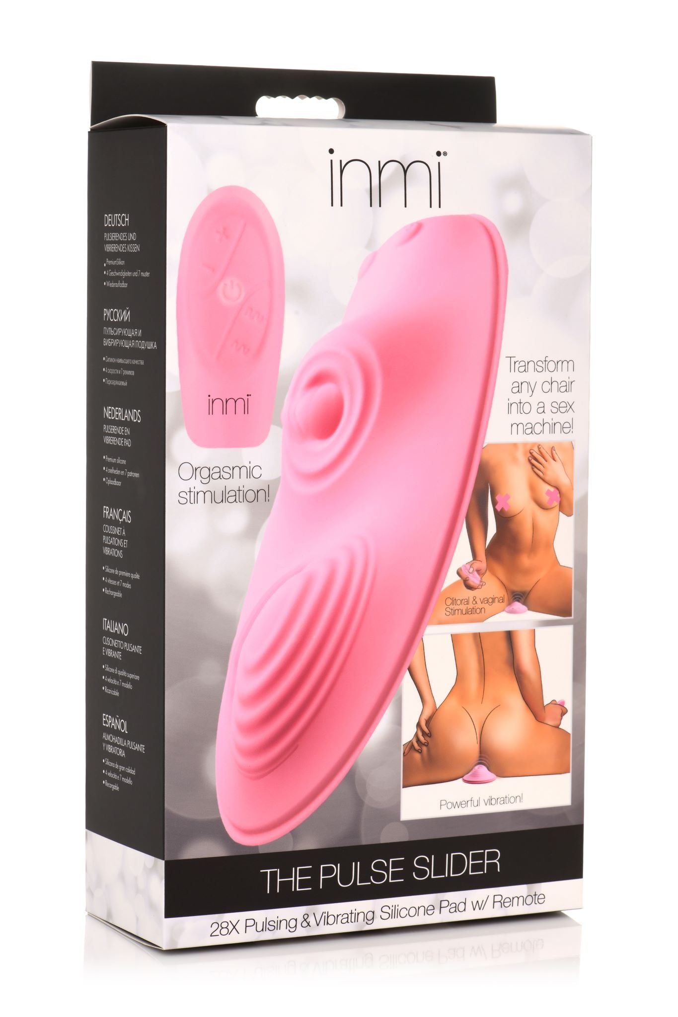 Almohadilla de silicona Inmi Pulse Slider pulsante y vibratoria