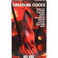Creature Cocks Hell Kiss Consolador de silicona retorcido (disponible a mediados de mayo)